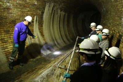 Inside Brighton's Victorian Sewers.