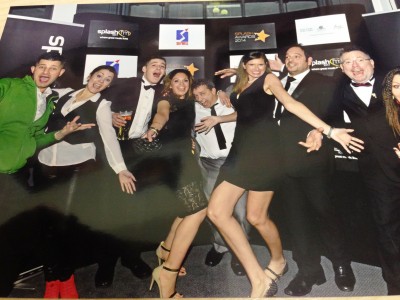 The Proto Restaurant Group team celebrating at the awards.