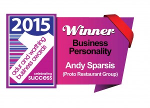 Andy business personality award 2015