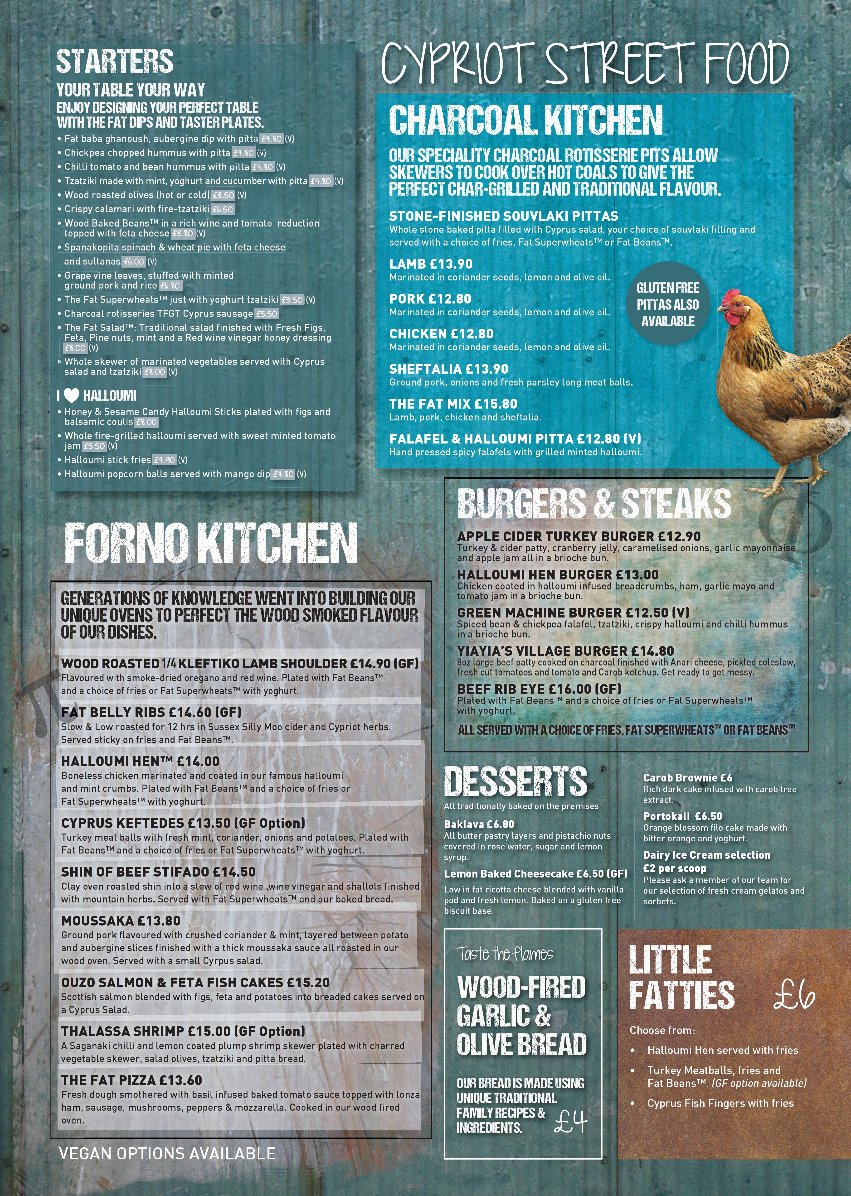 DOWNLOAD OUR NEW MENU HERE...
